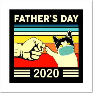 Father Day 2020 Daddy Funny Best Cat Dad Gift Posters and Art